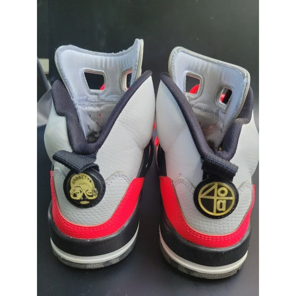 Nike Air Jordan Spizike iD Custom White Red Black 605236-983 Men's Sz 7 2013